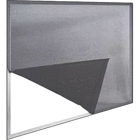 ZANZARIERA A STRAPPO  PER FINESTRA cm. 150x180 col. Nero
