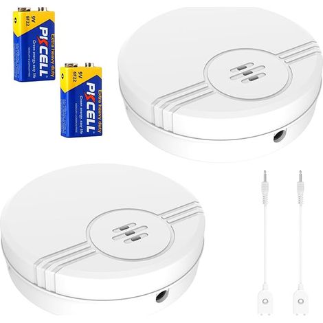Water Leak Detectors Flood Detector for Cellars, Bathrooms, Laundry Rooms, Kitchens, Garages and Attics 6F22/9V (1/5)