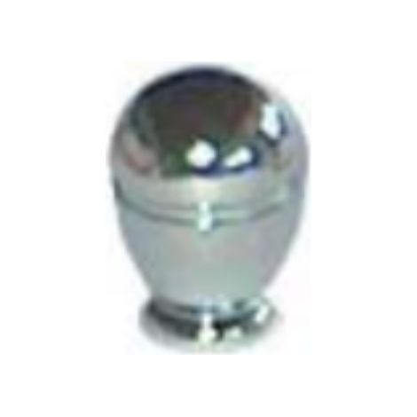 MASIDEF - POMOLO GHIANDA IN OTTONE CROMATO LUCIDO D.15mm
