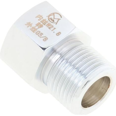Edelstahl-Zylinderadapter für CO2-Regler im Aquarium, W21.8 auf G5/8 (1/5)