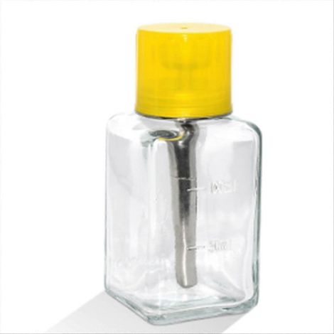 Glasdruckflasche zur Wasserentnahme, Flasche mit dickflüssigem Alkohol, Lösungsmittelflasche für Wasser (1/5)