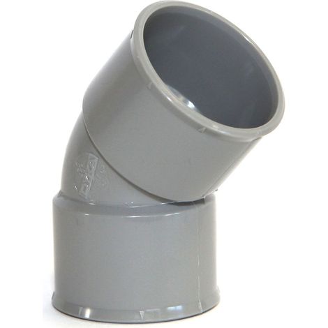 Coude PVC Femelle - Femelle - angle 45° ø 100
