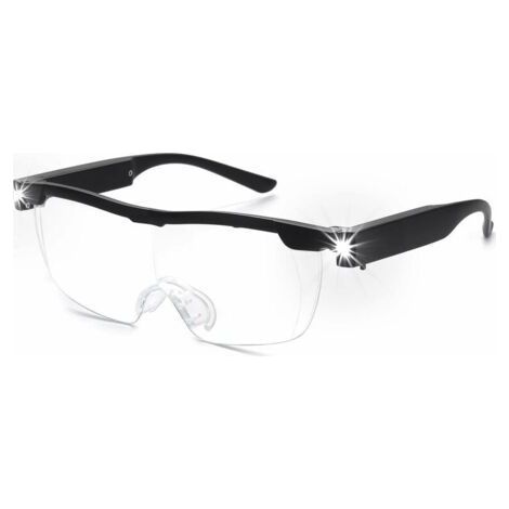 180% Magnifying Glasses with Rechargeable LED Light - Powerful Magnification - Anti-Blue Light Protection - For Close Work and Reading (1/5)