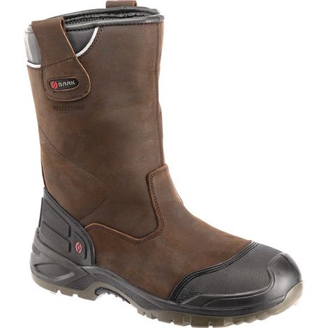 Bottines de sécurité Hercules taille 44 marron S3 SRC WR EN20345 cuir BAAK