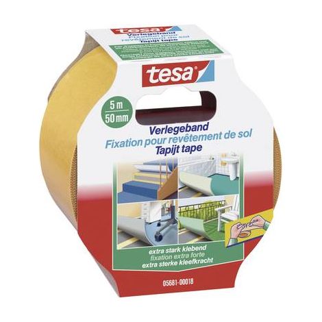 Ruban adhésif double face TESA pour tapis 5 m 50 mm d'épaisseur (1/5)