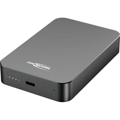 Ansmann PB115PD MagSafe Power bank 10000 mAh Consegna di potenza, Ricarica senza fili Qi USB-C® (1/5)