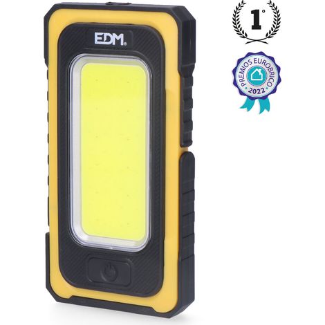 Wiederaufladbare Solar-LED-Taschenlampe, 10 W, PowerBank-Funktion  EDM 36126