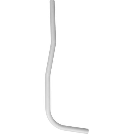 Tube de chasse 28 mm ondulé blanc pour urinoirs - PVC à coller
