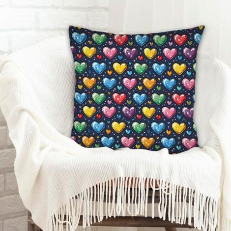 Housse de coussin 45x45 cm en polyester durable pour commémoratif de remise de diplôme (1/5)