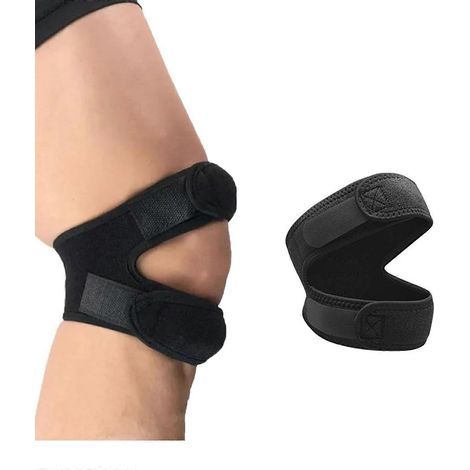 Attelle de soulagement de la douleur au genou et stabilisatrice de la rotule, sangle de soutien rotulienne réglable, attelle de genou pour déchirure du ménisque -GSL (1/5)