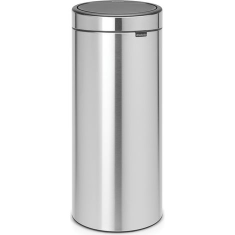 Cubo de basura de 30 L en acero mate - Cubo con sensor - Brabantia (1/4)