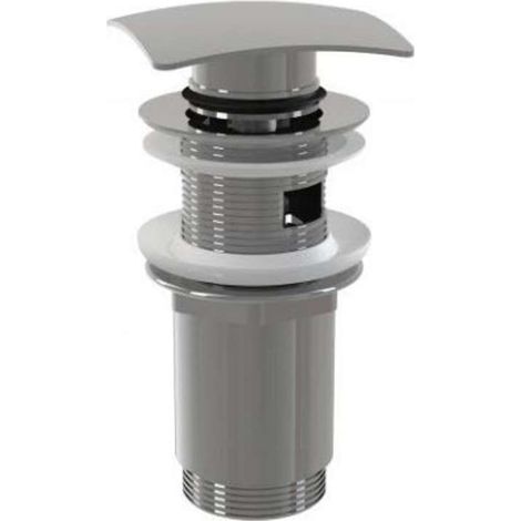 Alca - Salida de lavabo 5/4" con rebosadero, ClickClack, metal A393 (1/2)