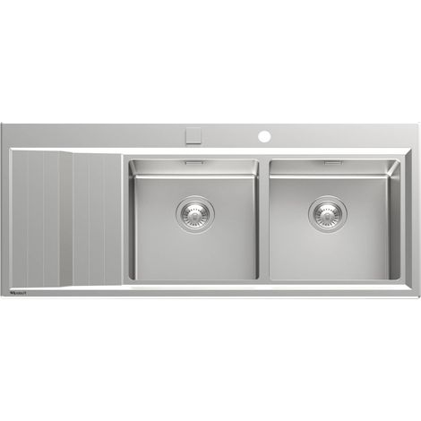 Foster Stripe Rectangular Acero inoxidable (1/4)