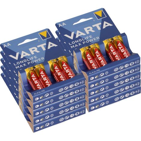 40x Varta 4706 Max Power Mignon Batterie AA (10x 4er Blister)