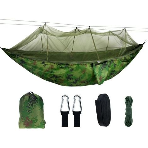 Filiyano-Hamac avec moustiquaire, hamac double de camping, moustiquaire, imperméable, portable et léger pour la randonnée, les voyages, les activités (1/5)