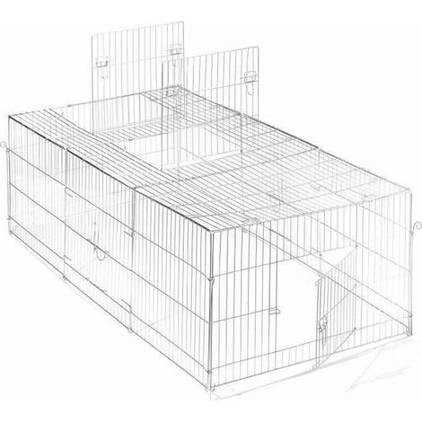 Trixie Recinto cubierto,Malla Galv,c/puertas,216x65x116cm (1/2)