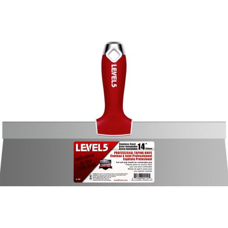 LEVEL5 Fassadenspachtel 14"/356mm Klinge Edelstahl 5-138 (1/4)
