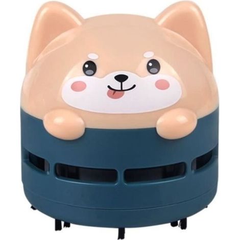 Table Crumb Sweeper, Handheld Vacuum, Mini Rechargeable Dog-Shaped Dust Collector, for Keyboards, Sofas, Carpets, and Cars (1/4)