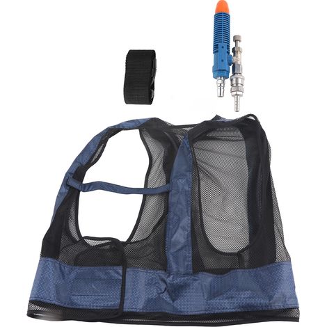 Gilet de refroidissement à air comprimé en acier soudé, tube à vortex pour climatisation, veste de travail sans manches.