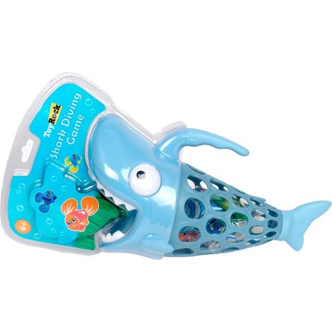 Haifisch tauchspiel mit schopfkelle und 6 fischen