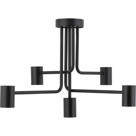 Plafoniera moderna nera Luis 5xGU10 25W Sigma Lighting (1/4)
