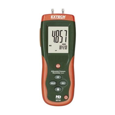 Extech HD750 Manometro Pressione dell'aria 0 - 0.3447 bar (1/2)