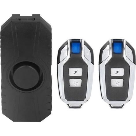Alarme de Vélo - - Capteur de Mouvement - Vibration - Étanche - 2 Télécommandes (1/4)
