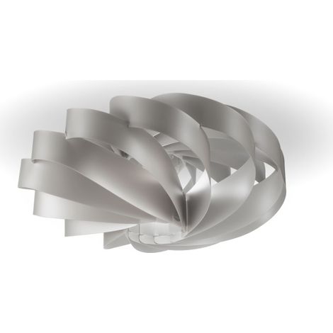 Plafoniera Moderna Flat Polilux ® Argento 5 Luci E27