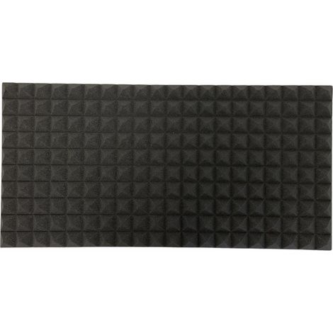 Pannelli Piramidali 5,5 Cm 100x50x5,5 Cm - Ignifughi fonoassorbenti insonorizzanti piramidale per correzione audio in poliuretano isolamento acustico dj