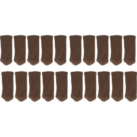 20 Pièces Chaussettes Chaise Tricotées Double épaisseur Chaussette Jambe Meuble Protecteurs Sol pour Les Bureaux Se Déplaçant Facilement et Réduisant Le Bruit, Autres Meubles Et Accessoires. (1/5)