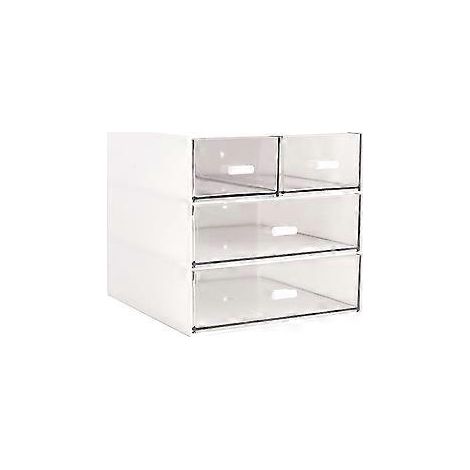 Boîte de rangement de bureau à tiroirs (1 pièce)