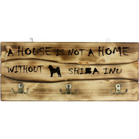 Shiba Inu - un appendiabiti con un cane, un espositore per medaglie, un oggetto decorativo per la casa di Art-Dog (1/5)