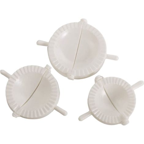 3 Moule à ravioli, bord serti hermétique, tailles 7cm 8cm 9cm, pour tourte viande cuisine familiale (1/5)