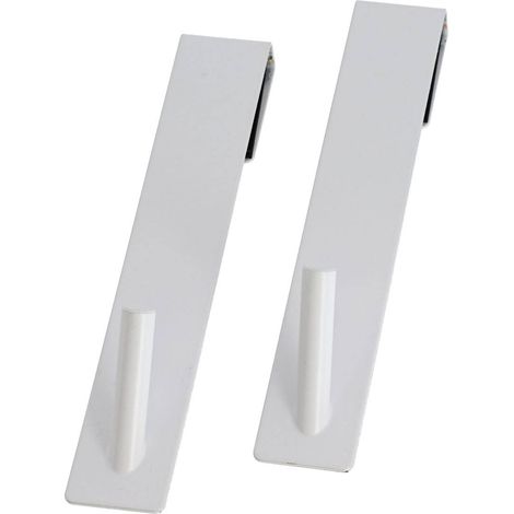 Set mit 2 metallpateren zum aufhängen - weiss - Tendance