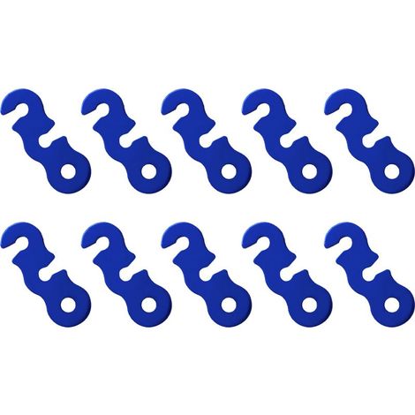 Seilspanner aus Aluminium – Für Zeltcamping, Wandern, Trekking und Outdoor-Aktivitäten – 4er-Pack (1/5)