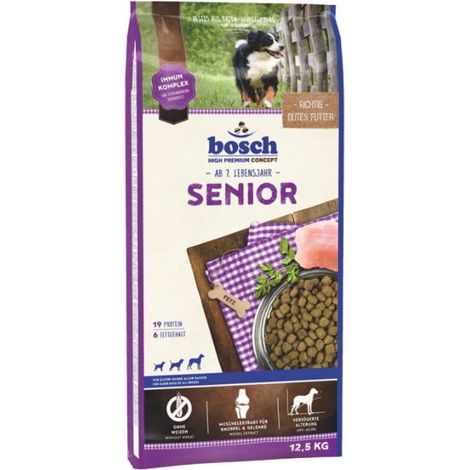 Croquettes Bosch Senior pour chiens de 12,5 kg (1/3)