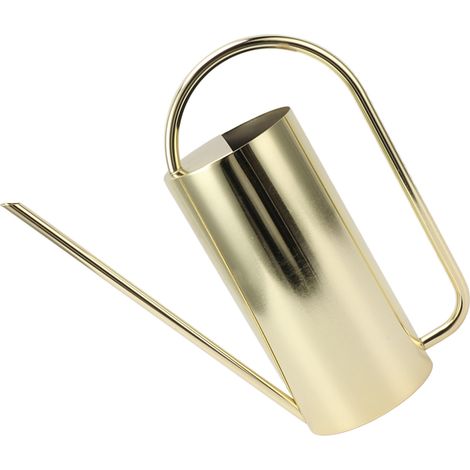 Arrosoir pour plantes, bec Long, bouilloire de grande capacité de 1500ml, Pot en acier inoxydable, fournitures de jardinage, couleur or (1/5)