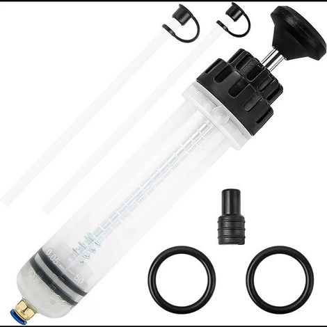 Seringue de transfert de 200 ml, pompe pour prélever et remplir l’huile moteur et le liquide de frein, outils pour changer l’huile de voiture (1/5)