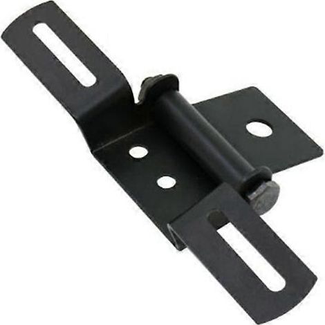 Cadre de plaque d'immatriculation pliable et réglable universel pour moto (noir) (1/5)