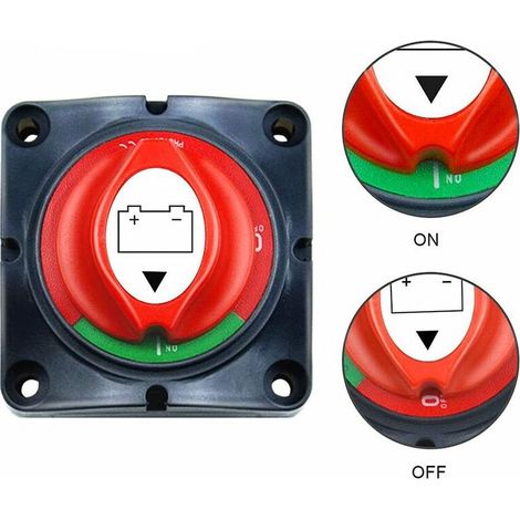 Batterietrennschalter, Batterietrennschalter, wasserdichter Batterietrennschalter, Batterietrennschalter für Autos, Boote, Fahrzeuge (1/3)