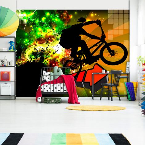 Papier Peint "Bicycle Tricks" 175 x 250 cm (1/2)
