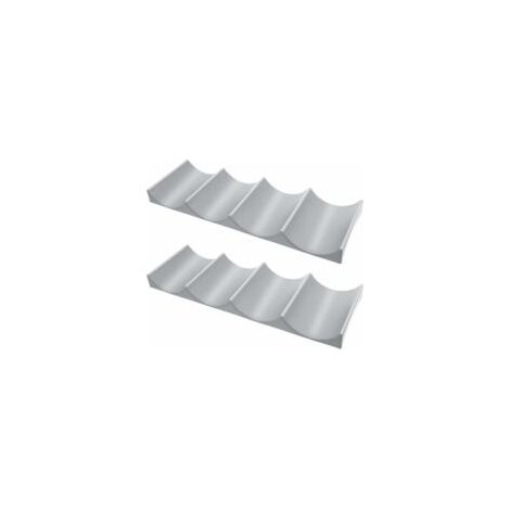 Lot de 2 supports à bouteilles en plastique de style européen pour réfrigérateur, chambre, cuisine, plan de travail (couleur aléatoire) (1/5)