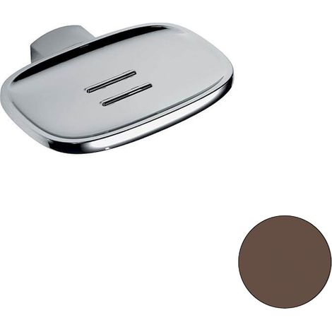 COLOMBO DESIGN Trenta porta sapone inamovibile grafite opaco codice prod: B30010GM (1/2)