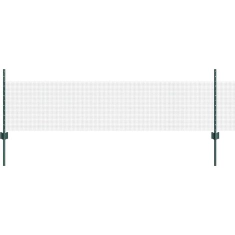 Maison Exclusive - Schweißdrahtzaun mit Pfosten 25 x 0,5 m (B x H