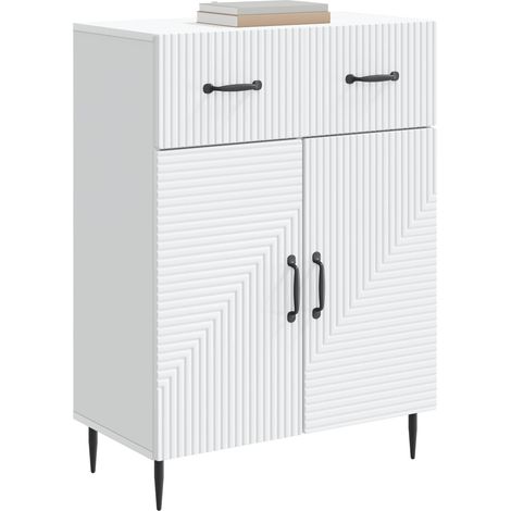 Sideboard/Anrichte/Buffet mit Schubladen Weiß 66 x 34,5 x 89,5 cm Holzwerkstoff LXWW890241 (1/5)