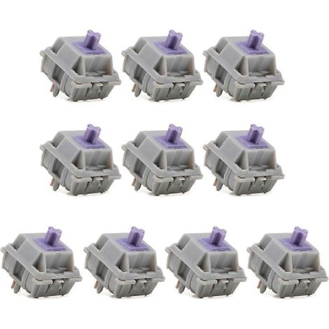 Interrupteurs SP-Star MX Meteor Blanc Gris Orange Violet pour clavier mécanique gamer - 4
