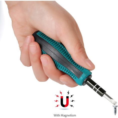 PENGGONG 31 pièces tournevis polyvalent avec ensemble d'outils magnétiques Kit de réparation de téléphone PDA pour disque dur montre PSP (1/5)