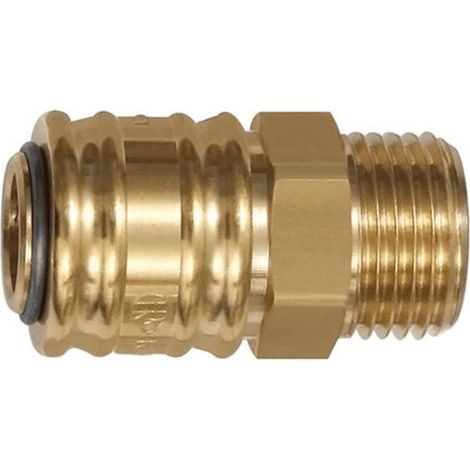 RIEGLER Verschlusskupplung NW7,2 Ms AG G1/2
