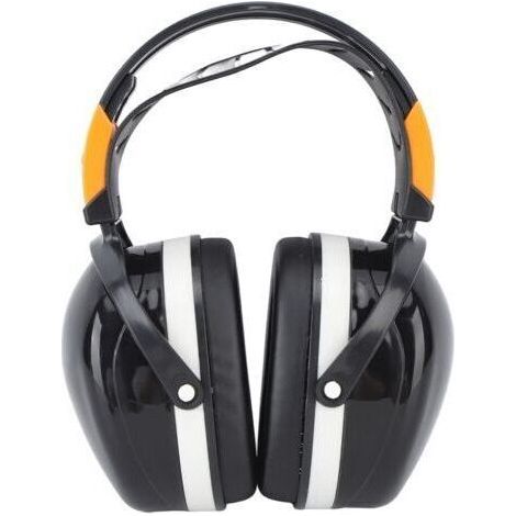 Extendable noise-canceling headphones for lawn mowing – Comfortable hearing protection for sleeping and shooting – Black and white –