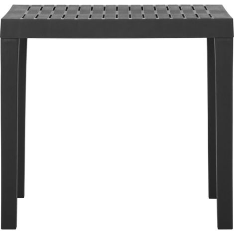 Table de jardin,Table d'extérieur Gris 79x65x72 cm Plastique CFW70204 (1/5)